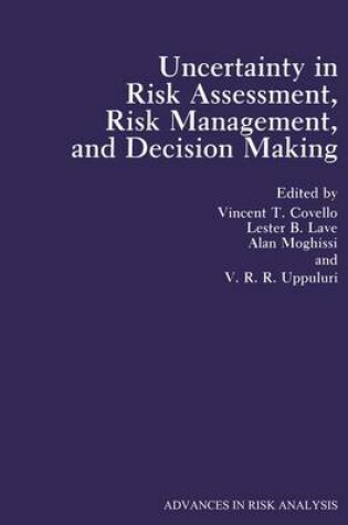 Cover of Advances in Risk Analysis