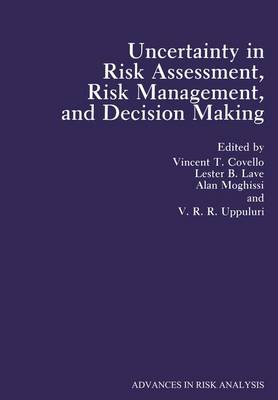 Book cover for Advances in Risk Analysis