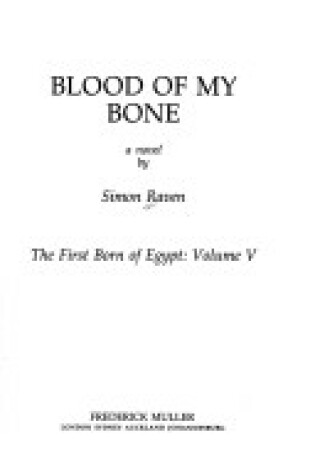 Cover of Blood of My Bone