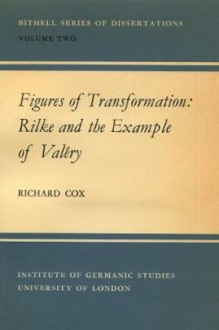 Cover of Figures of Transformation: Rilke and the Example of Valery