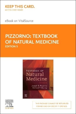 Cover of Textbook of Natural Medicine - Elsevier eBook on Vitalsource (Retail Access Card)