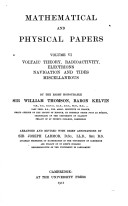 Book cover for Mathematical Physical Papers 6