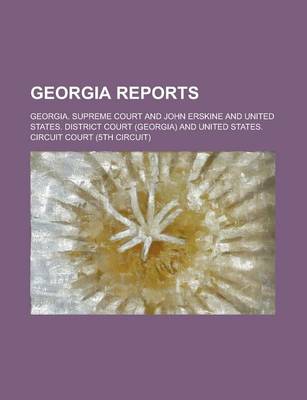 Book cover for Georgia Reports Volume 130