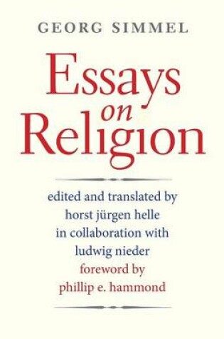 Cover of Essays on Religion