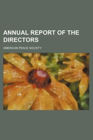 Cover of Annual Report of the Directors