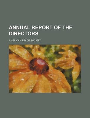 Book cover for Annual Report of the Directors