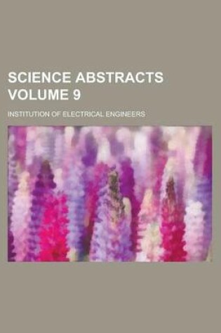 Cover of Science Abstracts Volume 9