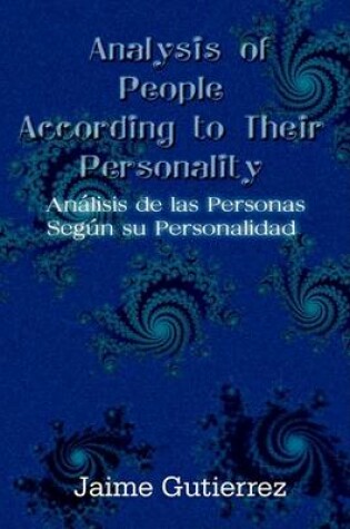 Cover of Analysis of People According to Their Personality