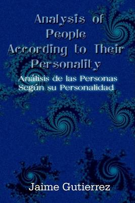 Book cover for Analysis of People According to Their Personality