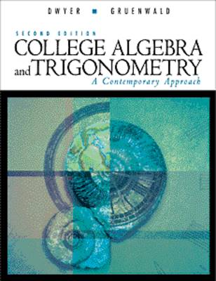 Book cover for College Algebra and Trigonometry