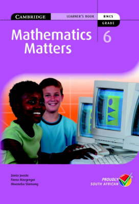 Book cover for Mathematics Matters Grade 6 Learner's Book