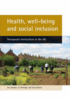 Book cover for Health, well-being and social inclusion