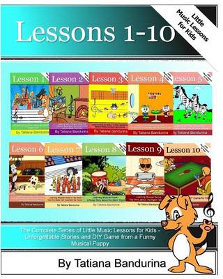 Book cover for The Complete Series of Little Music Lessons for Kids - Lessons 1-10