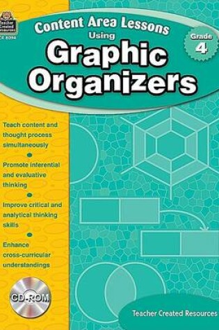 Cover of Content Area Lessons Using Graphic Organizers, Grade 4