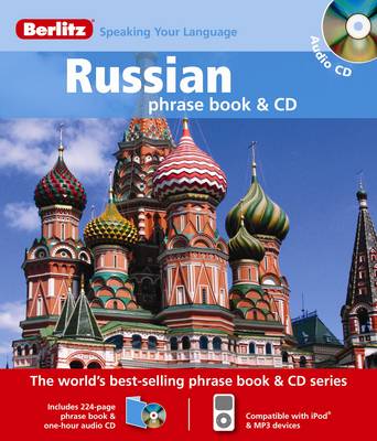 Book cover for Berlitz Language: Russian Phrase Book & CD