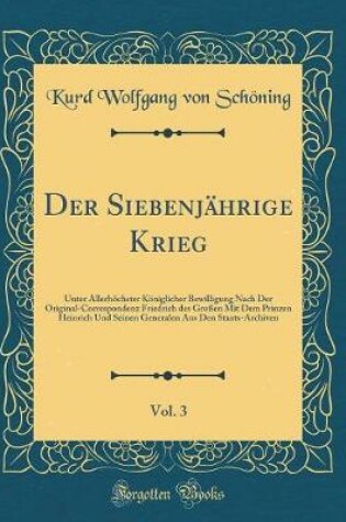 Cover of Der Siebenjahrige Krieg, Vol. 3