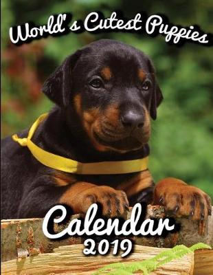 Book cover for World's Cutest Puppies Calendar 2019