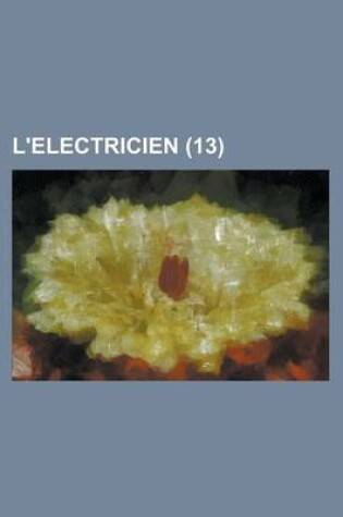 Cover of L'Electricien (13 )