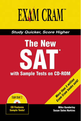 Book cover for The New SAT Exam Cram with Sample Tests on CD-ROM