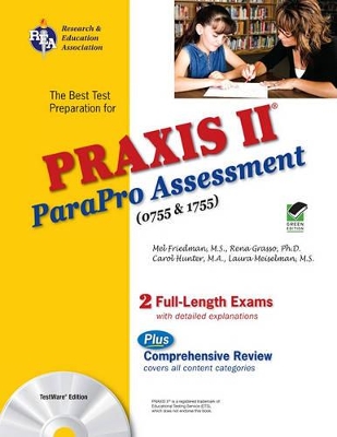 Cover of Praxis II Parapro Assessment 0755 and 1755 W/CD-ROM