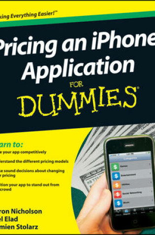 Cover of Pricing an iPhone Application For Dummies