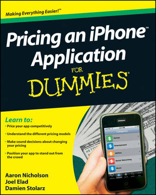 Book cover for Pricing an iPhone Application For Dummies