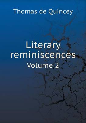 Book cover for Literary reminiscences Volume 2