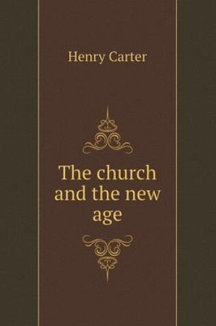 Cover of The church and the new age