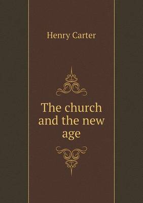 Book cover for The church and the new age