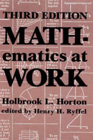 Cover of Mathematics at Work