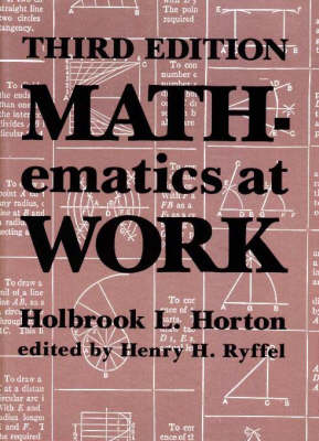 Book cover for Mathematics at Work