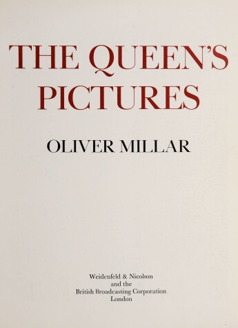 Book cover for Queen's Pictures