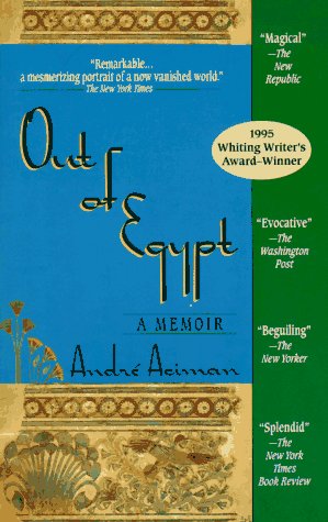 Book cover for Out of Egypt: a Memoir