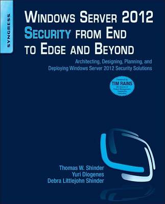 Book cover for Windows Server 2012 Security from End to Edge and Beyond