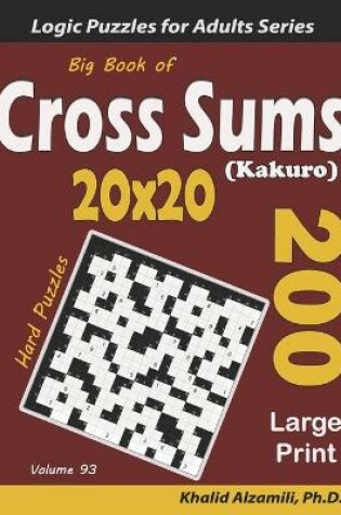 Cover of Big Book of Cross Sums (Kakuro)