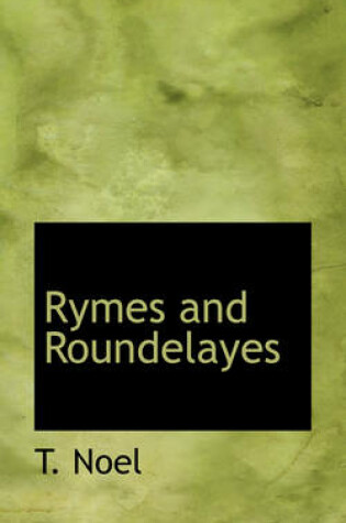 Cover of Rymes and Roundelayes