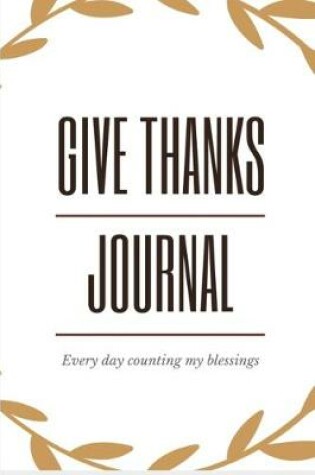 Cover of Give Thanks Journal