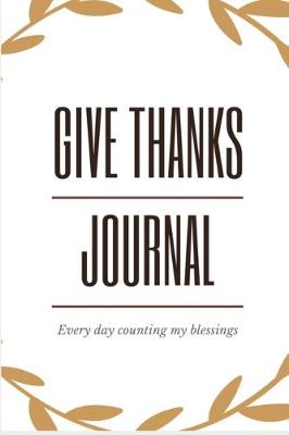 Book cover for Give Thanks Journal