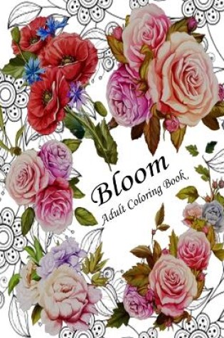 Cover of Bloom adult coloring book