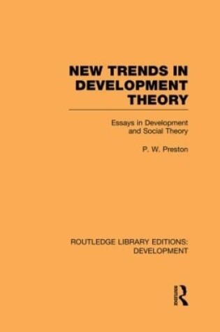 Cover of New Trends in Development Theory