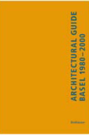 Cover of Birkhauser Architectural Guide to Basel