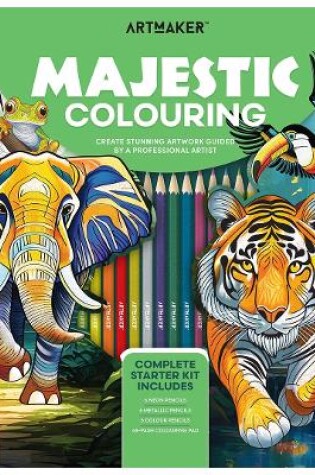 Cover of Art Maker Majestic Colouring