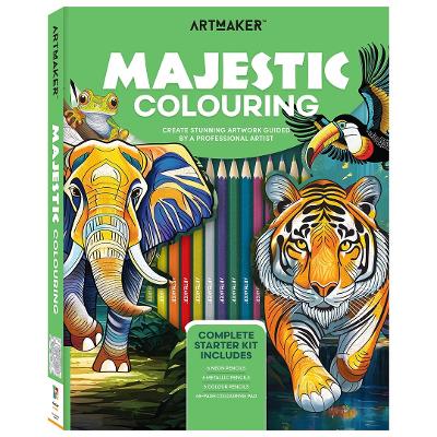 Cover of Art Maker Majestic Colouring