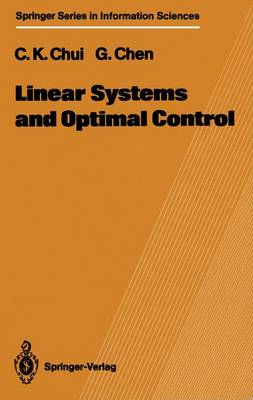 Book cover for Linear Systems and Optimal Control