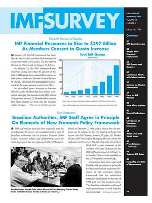 Book cover for IMF/Survey Issue No. 3, 1999