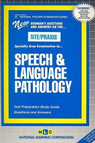 Cover of SPEECH AND LANGUAGE PATHOLOGY