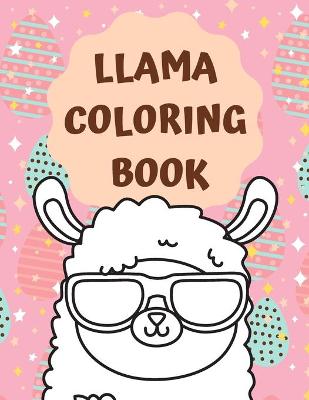 Book cover for Llama coloring books