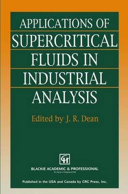 Book cover for Applications of Supercritical Fluids in Industrial Analysis