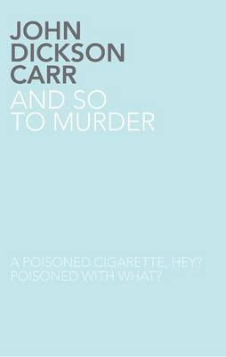 Book cover for And So To Murder