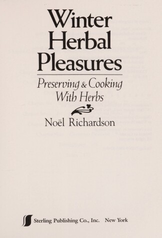 Book cover for Winter Herbal Pleasures
